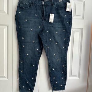 BRAND NEW JUDY BLUE STAR JEANS